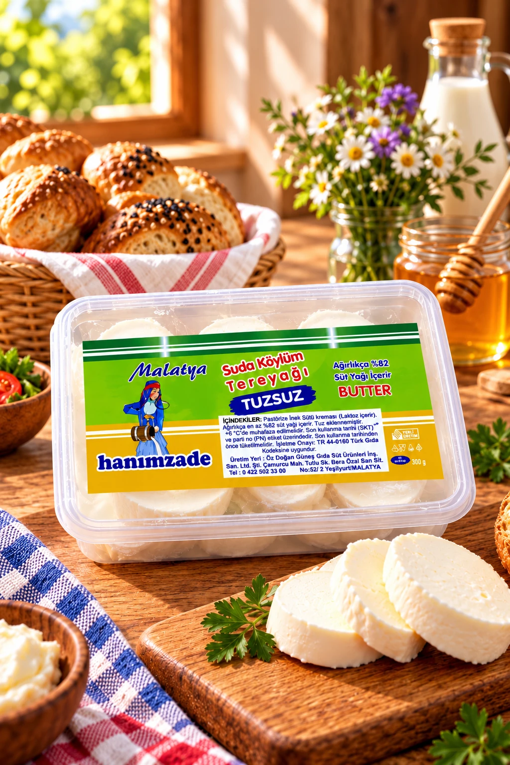 Hanımzade Tuzsuz Suda Köylüm 300 GR ambalajı